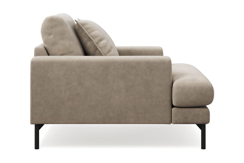 Menard Premium lænestol i stof - Brun - Møbler - Stole & lænestole - Lænestole