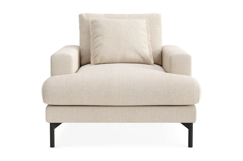 Menard Premium Lenestol i Chenille, Lys Beige