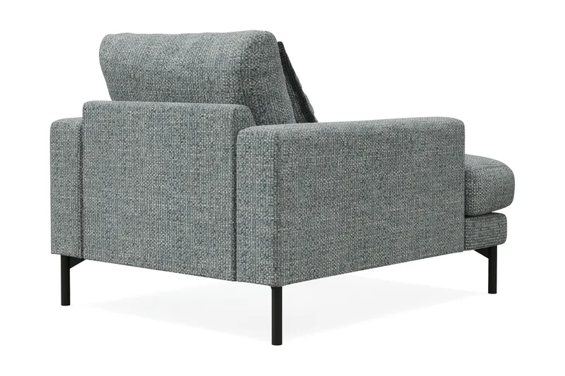 Menard Premium Lenestol i Chenille - Grå/Blå - Møbler - Stole & lænestole - Lænestole