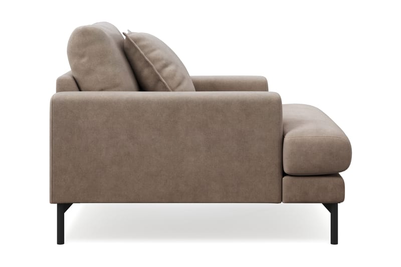 Menard Premium lænestol i stof - Brun - Møbler - Stole & lænestole - Lænestole