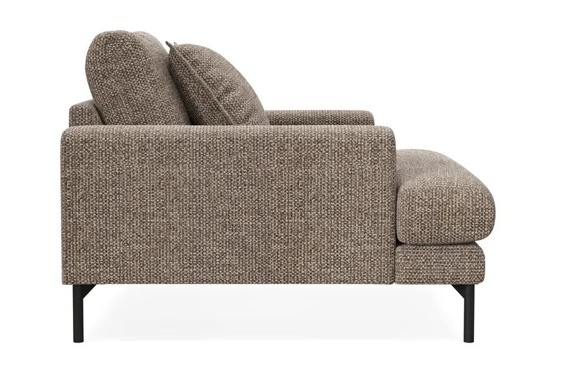 Menard Premium Lenestol i Chenille - Brun - Møbler - Stole & lænestole - Lænestole