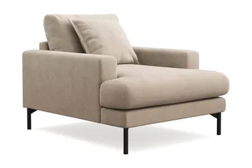 Menard Premium lænestol i stof - Beige - Møbler - Stole & lænestole - Lænestole