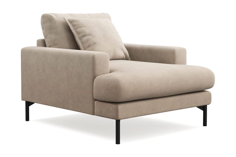 Menard Premium lænestol i stof - Beige - Møbler - Stole & lænestole - Lænestole