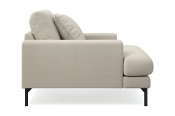 Menard Premium lænestol i stof - Beige - Møbler - Stole & lænestole - Lænestole