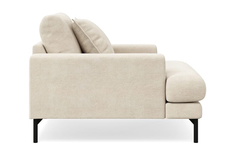 Menard Premium lænestol i chenille - Beige - Møbler - Stole & lænestole - Lænestole
