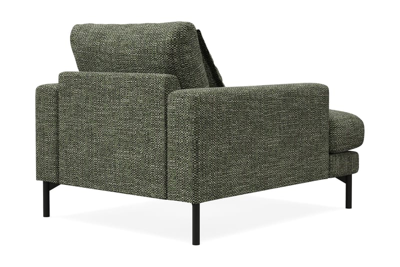 Menard Premium lænestol i chenille - Grøn - Møbler - Stole & lænestole - Lænestole