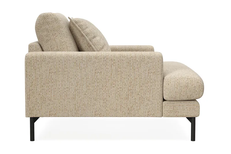 Menard Premium Lenestol i Chenille - Beige - Møbler - Stole & lænestole - Lænestole