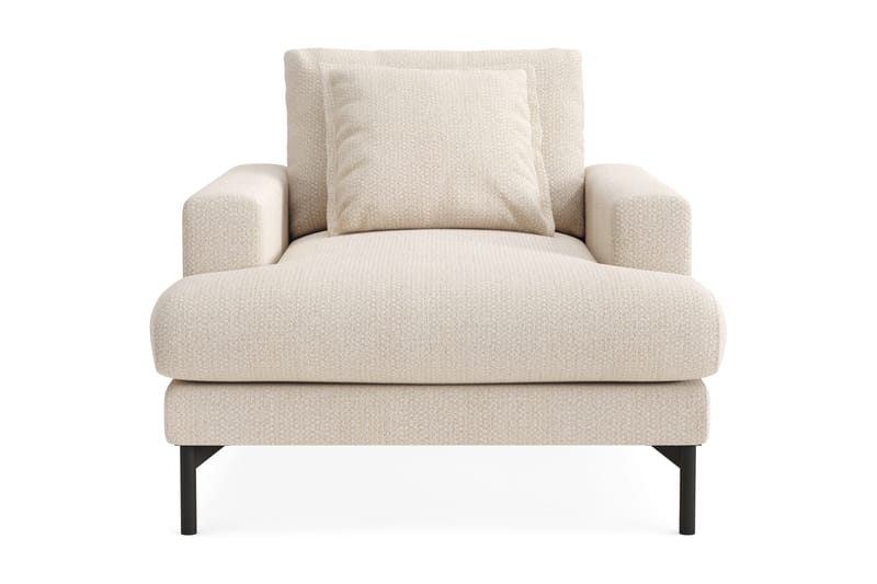 Menard Premium Lenestol i Chenille - Lys Beige - Møbler - Stole & lænestole - Lænestole
