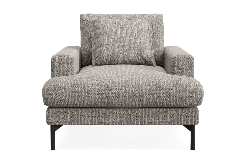 Menard Premium Lenestol i Chenille - Grå - Møbler - Stole & lænestole - Lænestole