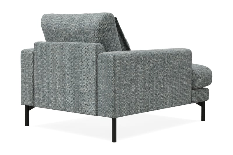 Menard Premium Lenestol i Chenille - Grå/Blå - Møbler - Stole & lænestole - Lænestole