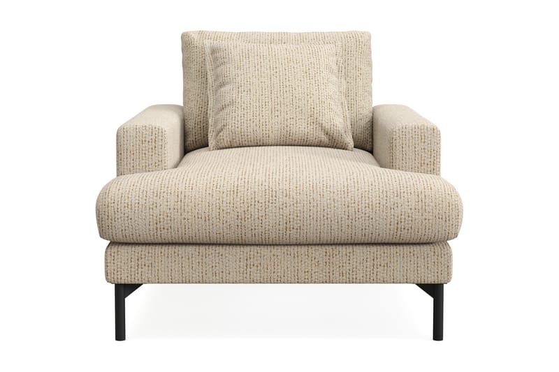 Menard Premium Lenestol i Chenille - Beige - Møbler - Stole & lænestole - Lænestole