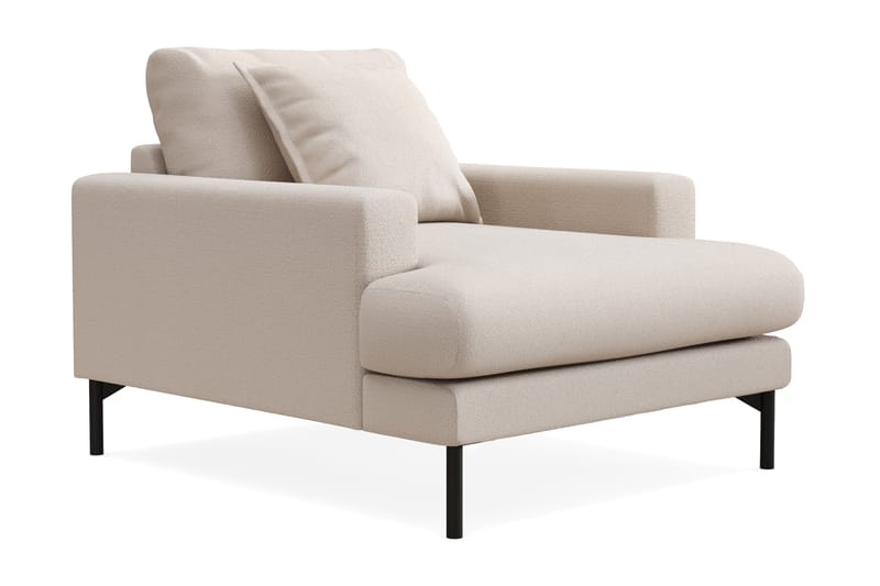 Menard Premium Lenestol i Bouclé - Lys Beige - Møbler - Stole & lænestole - Lænestole