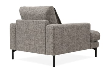 Menard Premium lænestol i chenille - Grå - Møbler - Stole & lænestole - Lænestole