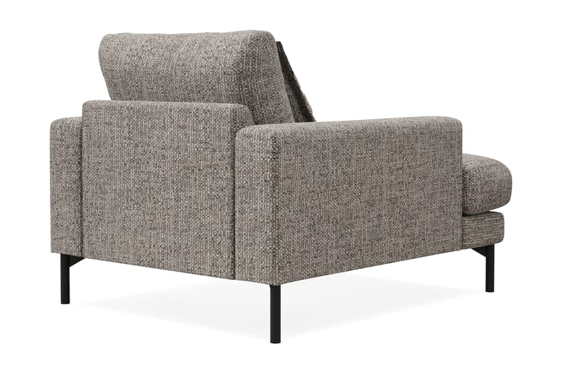Menard Premium lænestol i chenille - Grå - Møbler - Stole & lænestole - Lænestole