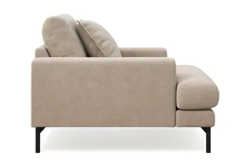 Menard Premium lænestol i stof - Beige - Møbler - Stole & lænestole - Lænestole