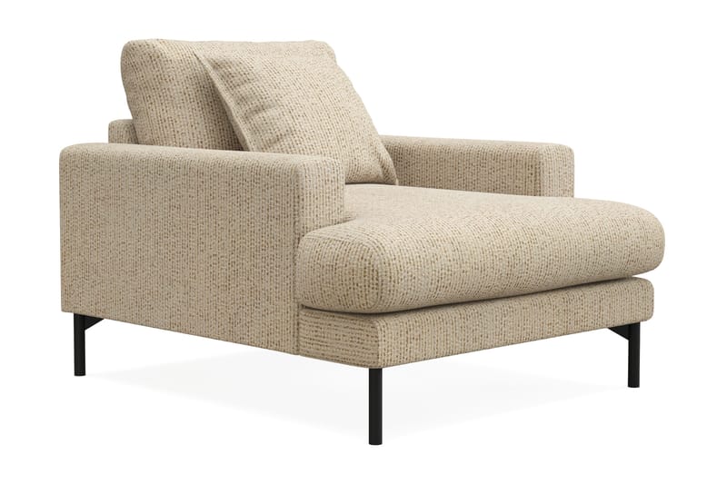 Menard Premium lænestol i chenille - Beige - Møbler - Stole & lænestole - Lænestole