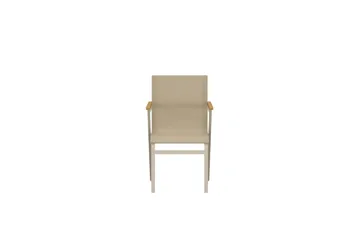 Mexico spisebordsstol udendørs - Beige - Møbler - Stole & lænestole - Armstole
