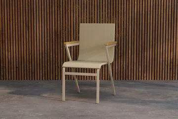 Mexico spisebordsstol udendørs - Beige - Møbler - Stole & lænestole - Armstole