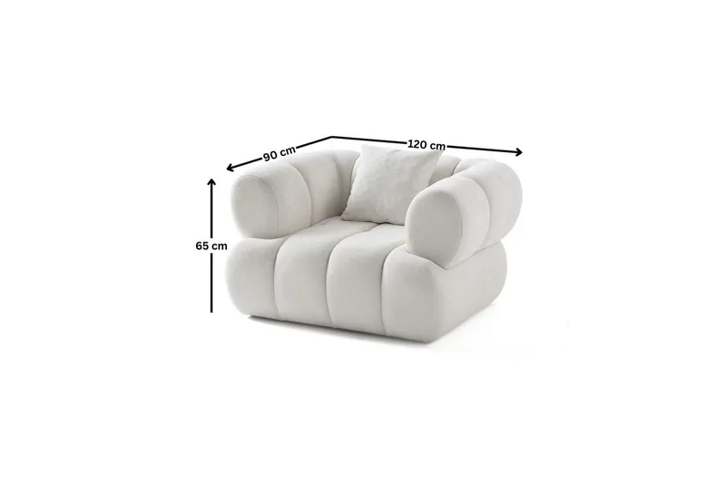 Mississauga Lænestol - Hvid - Møbler - Stole & lænestole - Lænestole