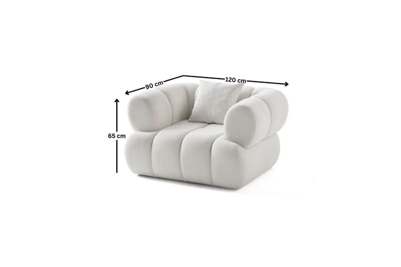 Mississauga Lænestol - Hvid - Møbler - Stole & lænestole - Lænestole