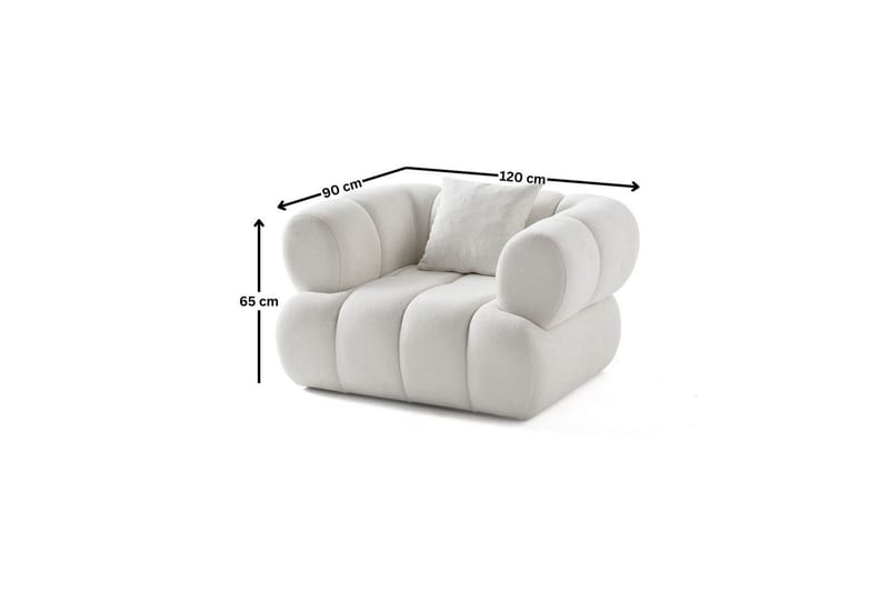 Mississauga Lænestol - Hvid - Møbler - Stole & lænestole - Lænestole