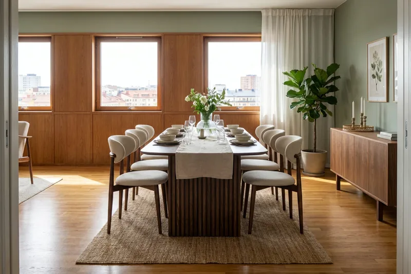 Molly spisebordsstol i træ med stofsæde - Røget eg/Beige - Møbler - Stole & lænestole - Spisebordsstole & køkkenstole