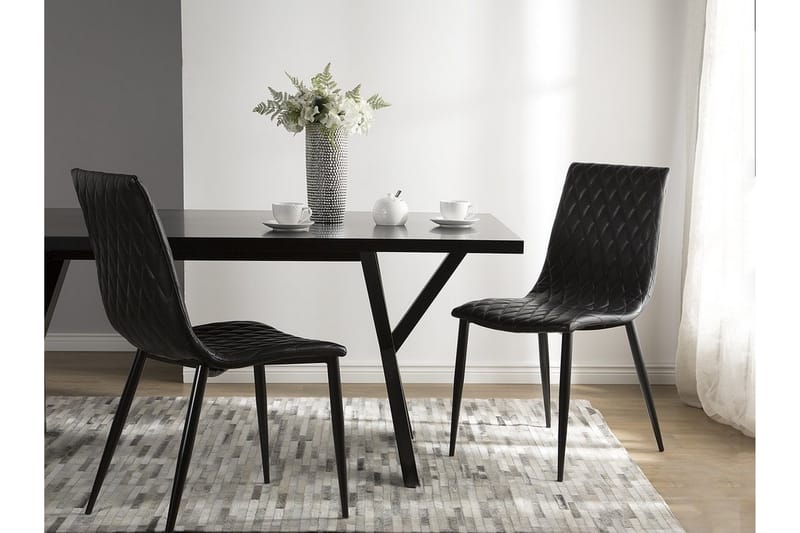 Montana stol sæt 2 stk - Sort - Spisebordsstole & køkkenstole