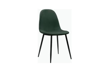Monza Spisebordsstol i Fløjl med Metalfinish - Grøn - Møbler - Stole & lænestole - Spisebordsstole & køkkenstole