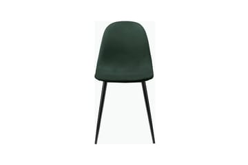 Monza Spisebordsstol i Fløjl med Metalfinish - Grøn - Møbler - Stole & lænestole - Spisebordsstole & køkkenstole