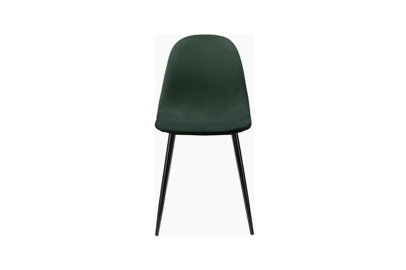 Monza Spisebordsstol i Fløjl med Metalfinish - Grøn - Møbler - Stole & lænestole - Spisebordsstole & køkkenstole