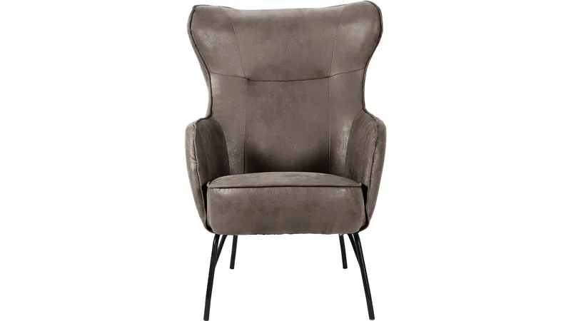 Morvella Lænestol - Grå - Møbler - Stole & lænestole - Lænestole - Øreklapstol