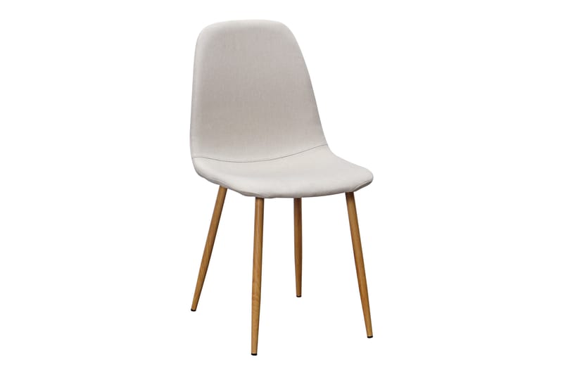 Nibe Spisebordsstol - Beige/Metalben Eg - Møbler - Stole & lænestole - Spisebordsstole & køkkenstole