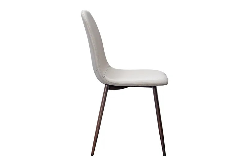 Nibe Spisebordsstol - Beige/Metalben Valnød - Møbler - Stole & lænestole - Spisebordsstole & køkkenstole