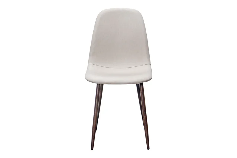 Nibe Spisebordsstol - Beige/Metalben Valnød - Møbler - Stole & lænestole - Spisebordsstole & køkkenstole