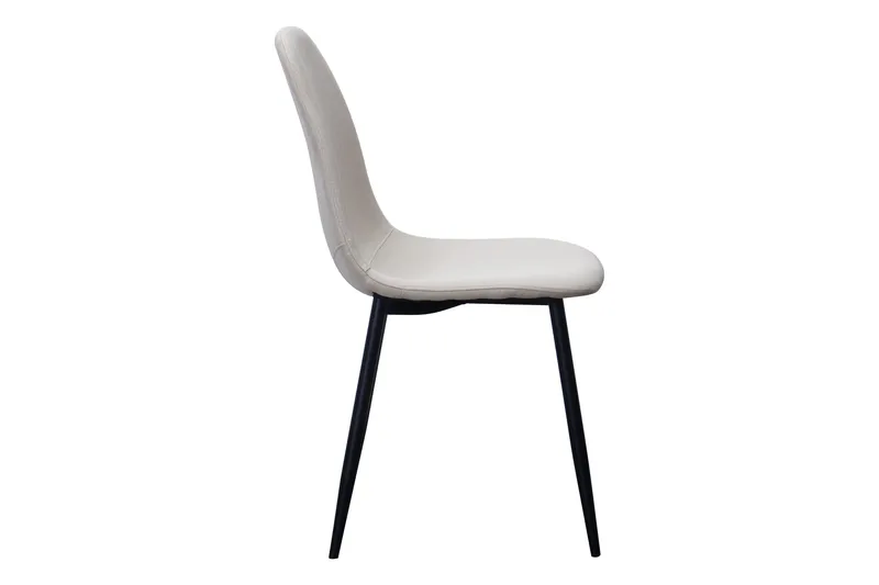 Nibe Spisebordsstol - Beige/Sorte Metalben - Møbler - Stole & lænestole - Spisebordsstole & køkkenstole