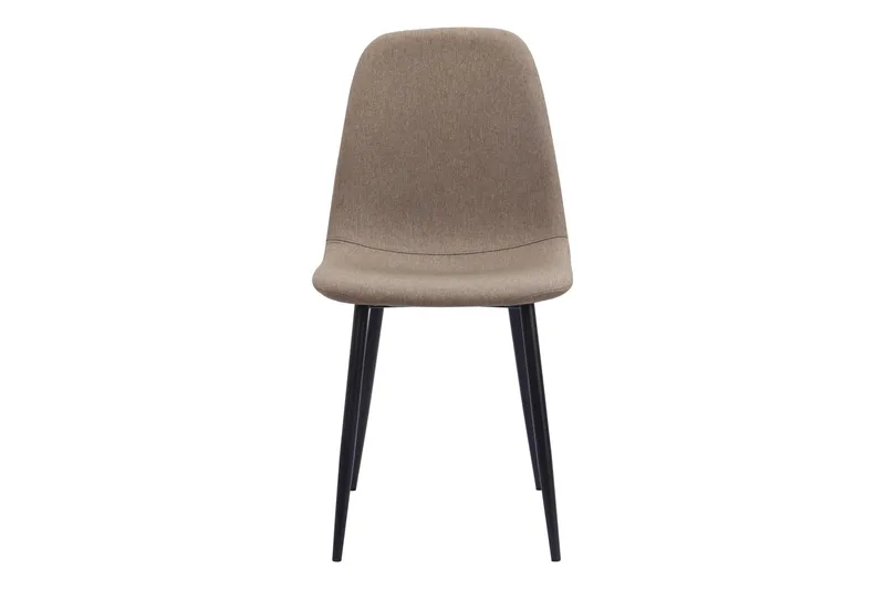 Nibe Spisebordsstol - Brun/Sorte Metalben - Møbler - Stole & lænestole - Spisebordsstole & køkkenstole