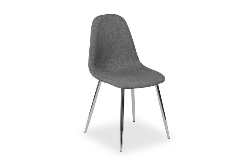 Nibe Spisebordsstol - Grå/Krom - Spisebordsstole & køkkenstole