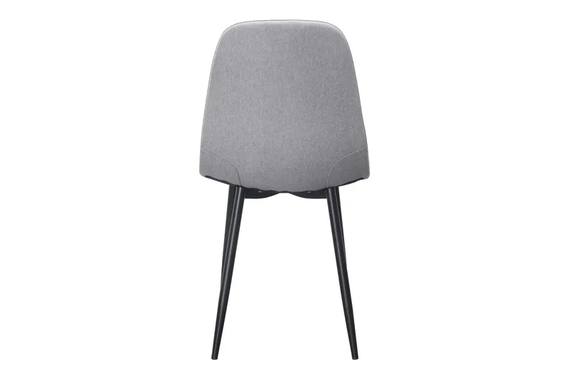 Nibe Spisebordsstol - Grå/Sorte Metalben - Møbler - Stole & lænestole - Spisebordsstole & køkkenstole