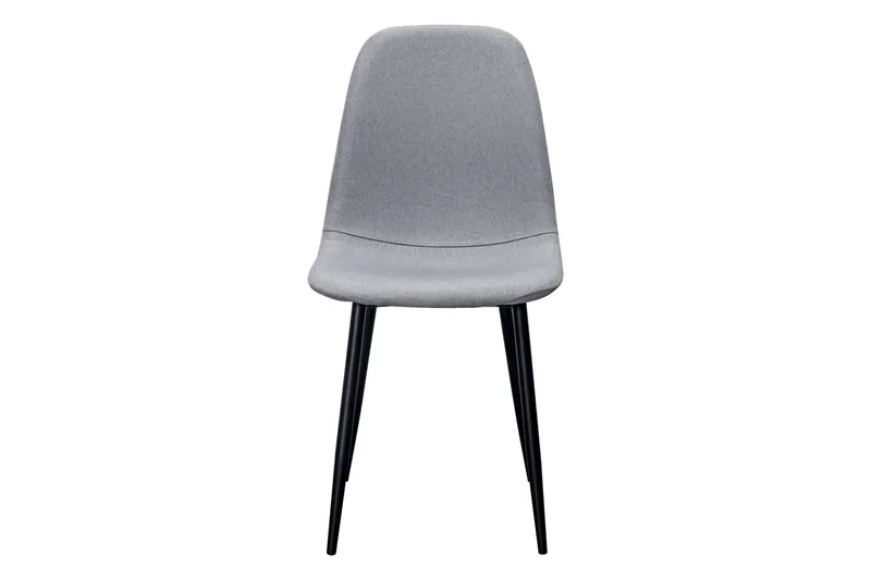 Nibe Spisebordsstol - Grå/Sorte Metalben - Møbler - Stole & lænestole - Spisebordsstole & køkkenstole