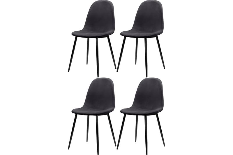 Oktoos Spisebordsstol - Antracit/Sort - Spisebordsstole & køkkenstole