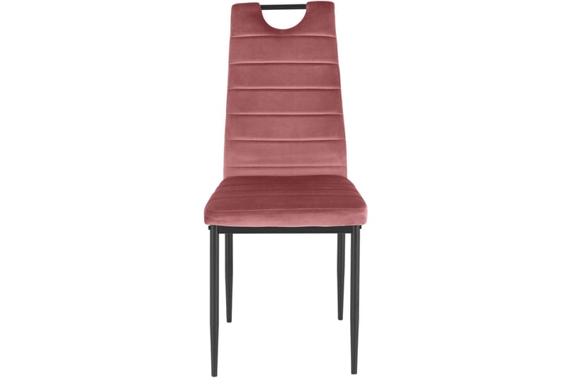 Olanta Spisebordsstol 2 stk - Velour/Lyserød - Spisebordsstole & køkkenstole