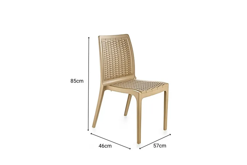 Omber Spisestol - Beige - Møbler - Stole & lænestole - Spisebordsstole & køkkenstole