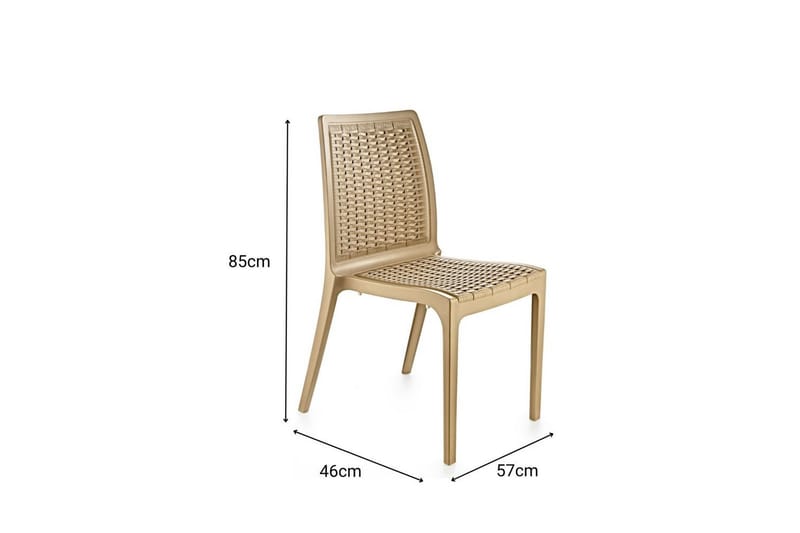 Omber Spisestol - Beige - Møbler - Stole & lænestole - Spisebordsstole & køkkenstole