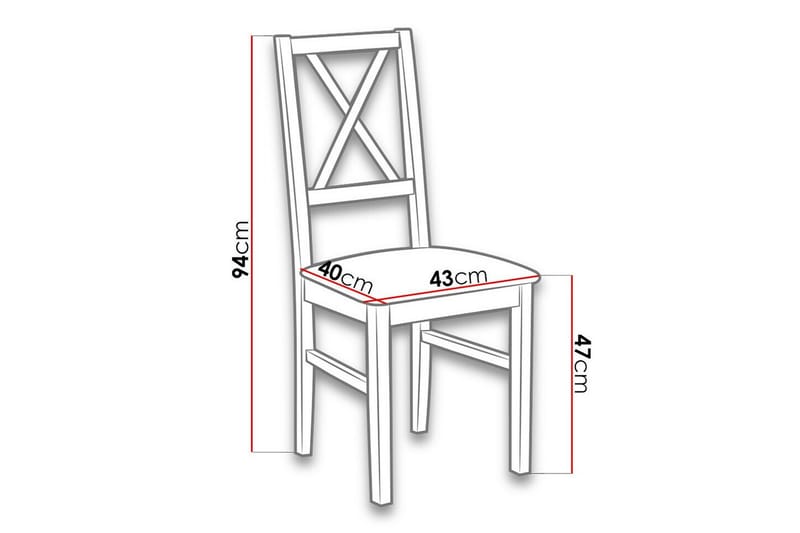 Patrickswell Stol - Grå - Spisebordsstole & køkkenstole