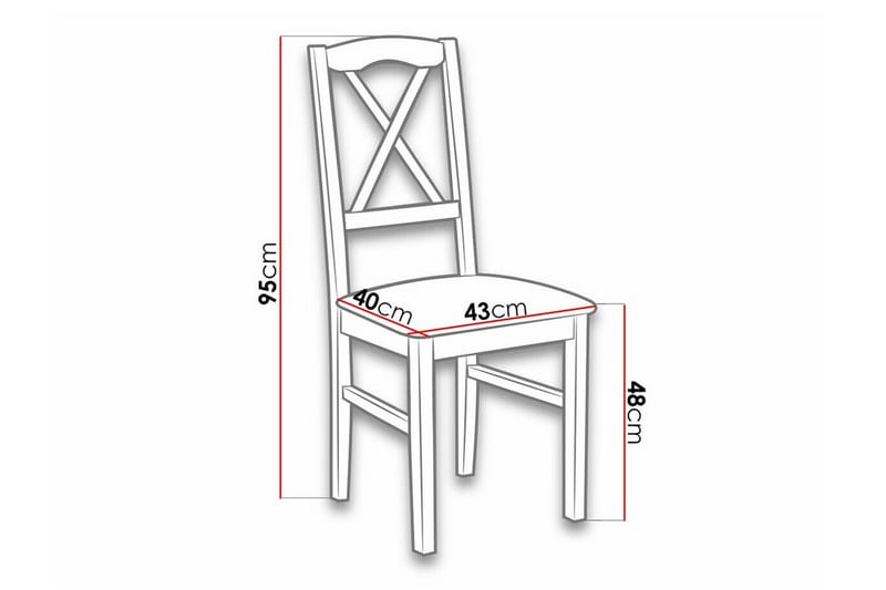 Patrickswell Stol - Sort/Mørkt Træ - Spisebordsstole & køkkenstole