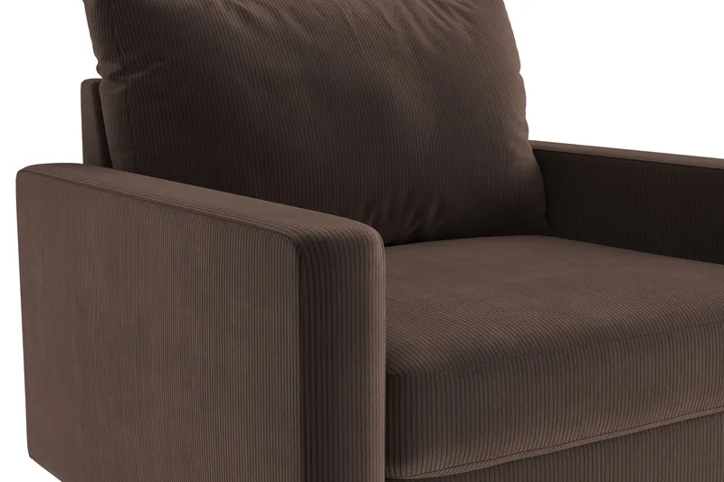 Peppe Manchester Lænestol 76 cm bred - Brun - Møbler - Stole & lænestole - Lænestole