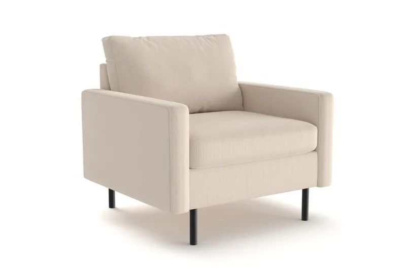 Peppe Manchester Lænestol 76 cm bred, Greige