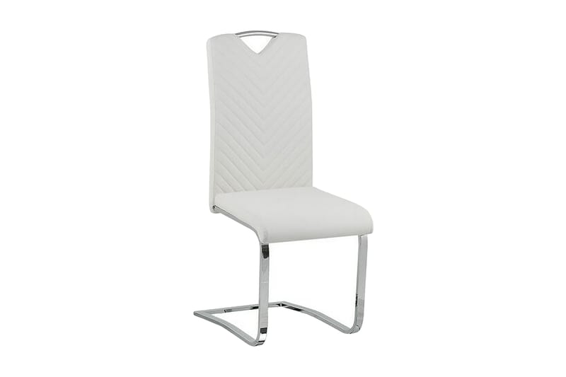 Picknes Spisebordsstol 2stk - Kunstlæder/Cremehvid - Spisebordsstole & køkkenstole