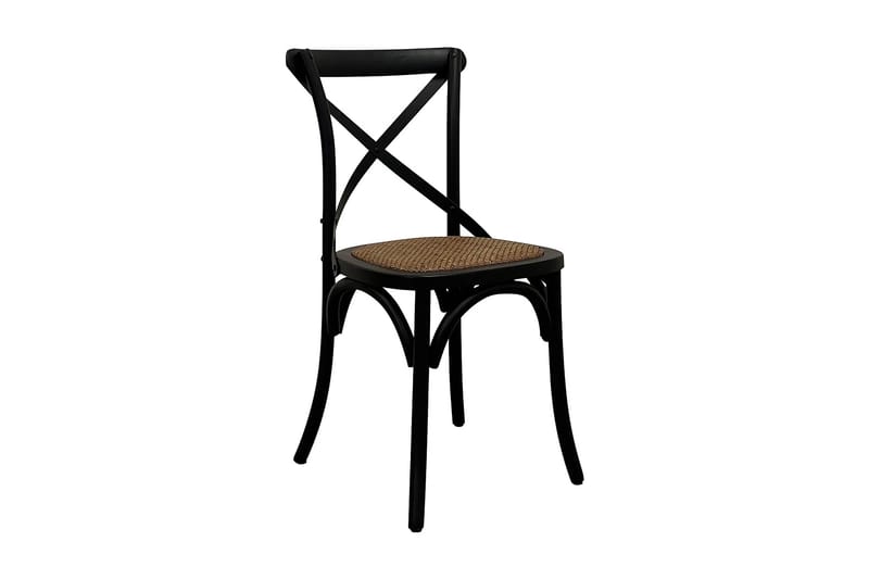 Alongi Spisebordsstol 2 stk - Sort - Møbler - Stole & lænestole - Pindestole