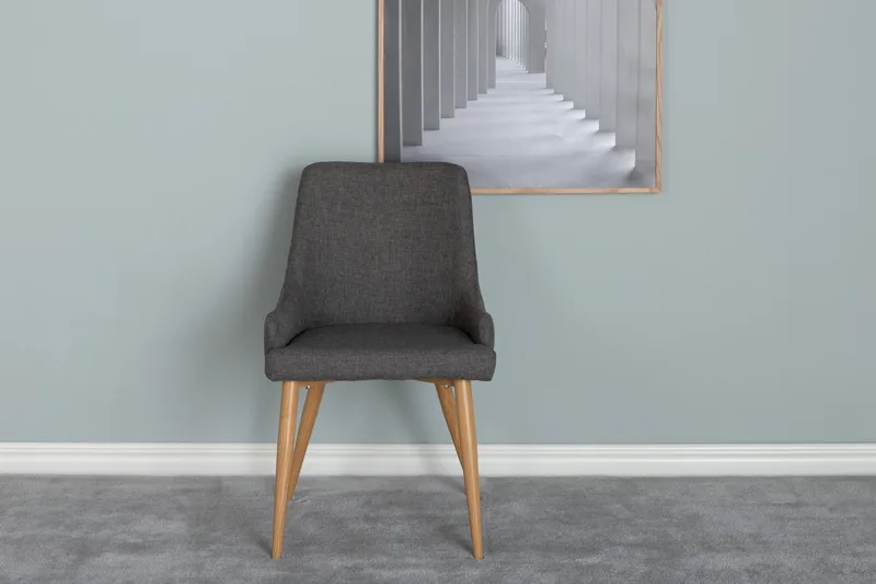 Plaza Spisestol, Mørk grå